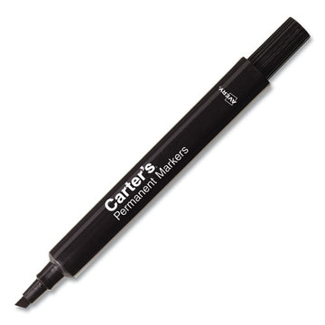 Carter's® Large Desk Style Permanent Marker, Broad Chisel Tip, Black, Dozen freeshipping - TVN Wholesale